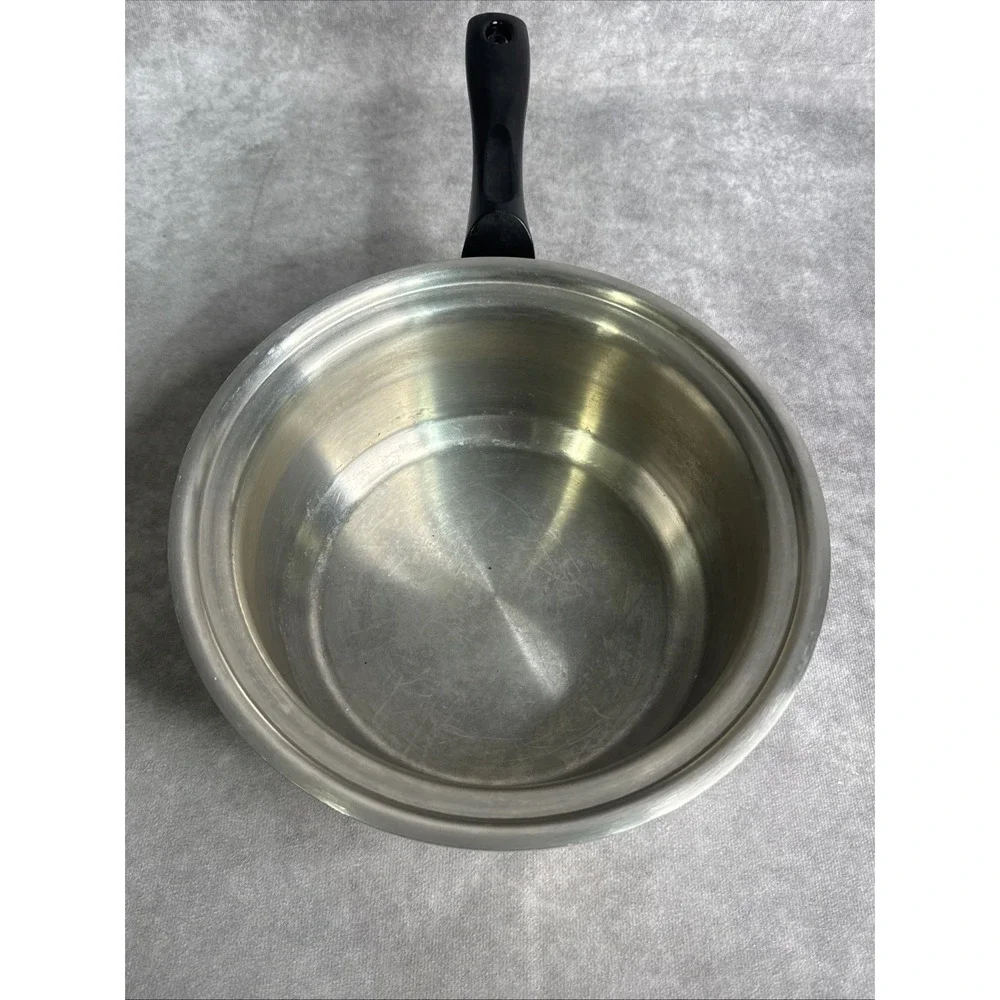 Kitchen Craft West Bend 3 Quart Stick Pot Pan With Lid Excellent Made USA‎